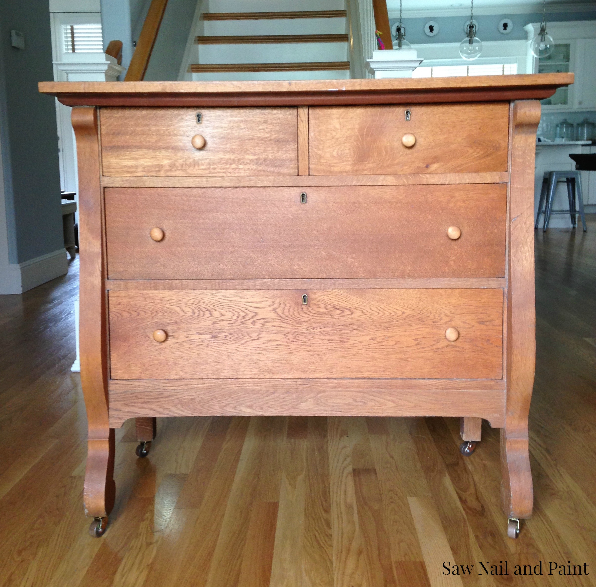 Two Tone Dresser Before 1 
